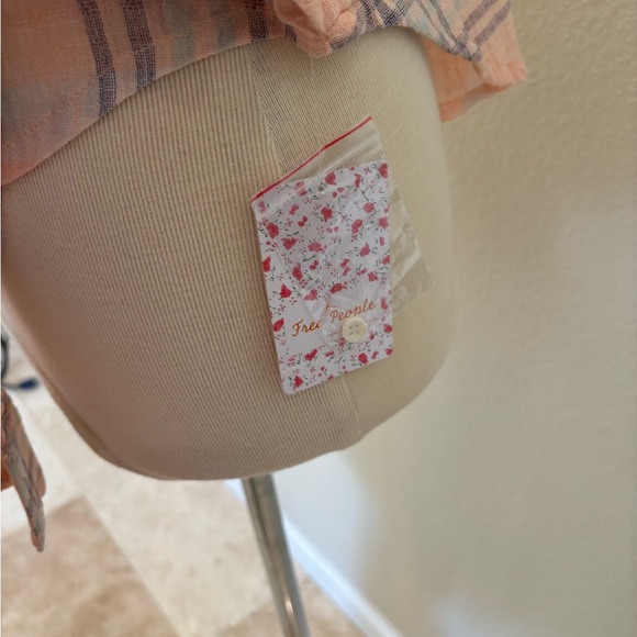 Free People Paradise Garden cutie cropped button up shirt NWT - Picture 7 of 8